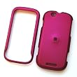 Motorola CLIQ MB200 T-Mobile Rubberized Snap On Protector Hard Case Pink