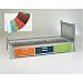 American Furniture Alliance Locker Twin Bed with 3 Drawers, Multicolor
