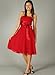 Chiffon Empire Bow Formal SM RED