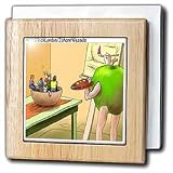 Still Life Of Moving People - 6 Inch Tile Napkin Holder