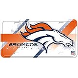 Denver Broncos License Plate: Aluminum Street Flair License Plate
