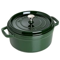 Staub Basil Enameled Cast Iron Round Cocotte, 2.75 Quart