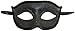 Venetian Masquerade Mask for Women & Men - Unisex Mask for Mardi Gras, Prom, Halloween, Venetian Party, Costume Party & Gift (Black)