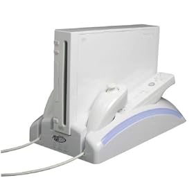 Madcatz Dual Charging Fan Stand and Battery Packs (Wii)