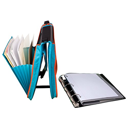 Five Star Vertical Flip Zipper Binder, 2 Inch, 3 Round Ring Binder, 13.
