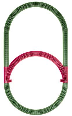 Fastrack Inner Passing Loop Track Pack - Lionel Model Trains and Accessories