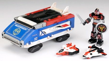 コスモフリートコレクションEX スーパー戦隊 レンジャーメカニクス バイオドラゴン&バイオロボ