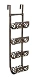 CK Classic Wrought Iron Wine Wall Door Holder Rack