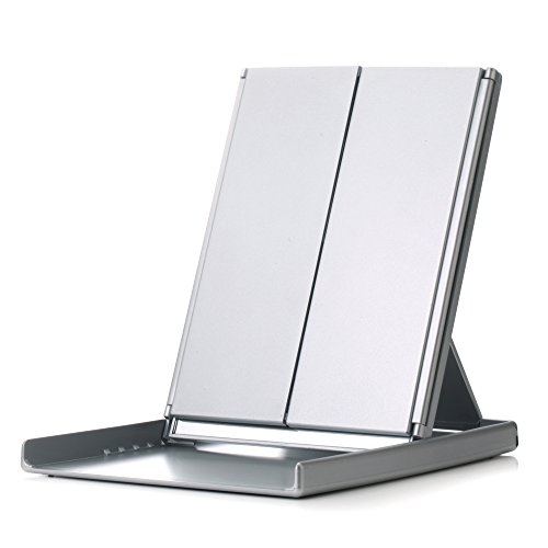 Readaeer Portable Vanity Mirrors Foldable Travel Makeup Mirror 3 Panels