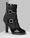 Calvin Klein Footwear Women's "Diamond" Quilted Nylon/Patent Boots - Size: 7.5