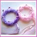 Princess Beaded Crown with Feather Select Color: purple