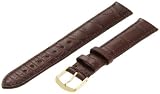 Hadley-Roma Men's MS2005RZ-170 17-mm Dark Brown Genuine Alligator Leather Watch Strap