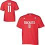 NBA Men's Houston Rockets Yao Ming Gametime Name & Number Tee (Red, Medium)