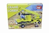 CRANE & LORRY BUILDING BRICKS - 137 PIECES