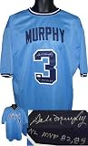 Dale Murphy signed Atlanta Braves TB Blue Prostyle Jersey NL MVP 82,83- JSA Hologram