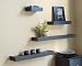 Set of 4 Vertigo Wall-Mounted Ledge Set in Black Finish
