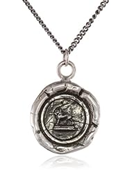 Pyrrha Sterling Silver Courage to Fight Talisman Necklace