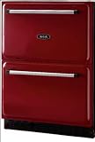 AGA ARD24CRM 24 Built-in Double Drawer Refrigerator with 5.7 cu. ft. Capacity, LED Light System, Automatic Defrost and Stainless Steel Interior: Cream