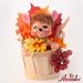 6" Mouse in Bushel Basket By Annalee