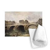 Demolition of the Houses on the Notre-Dame.. - Tea Towel 100% Cotton - Art247 - Tea Towel - 46x70cm