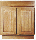 Sunnywood Prod. ARB36S Double Door Oak Sink Base Cabinet