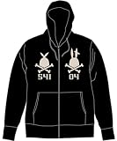 ウサビッチ ウサビッチクロスボーン ジップアップパーカー ブラック サイズ:Sの画像