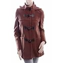 NEW TAUPE WOOL WOMENS WINTER DUFFEL COAT