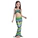 Jastore® 3PCS Bikini Sets Kids Girl Mermaid Tail Swimwear Swimsuit