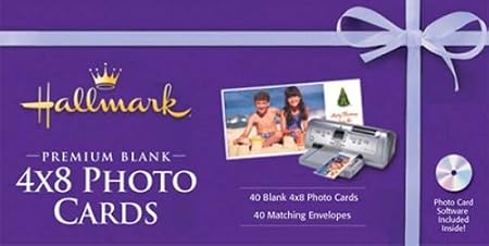 Nova Development US Hallmark Premium Blank 4x8 Photo Cards
