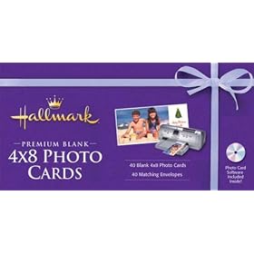 Nova Development US Hallmark Premium Blank 4x8 Photo Cards