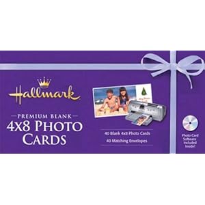 Nova Development US Hallmark Premium Blank 4x8 Photo Cards