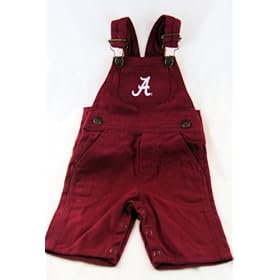 University of Alabama Kids Toddler Overalls 18 Month