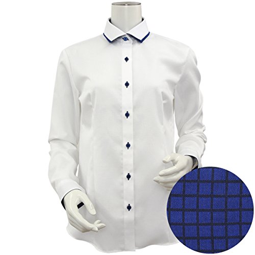 BRICK HOUSE 新体型 長袖 レディース ワイド ダブル衿 BL016500AA14W40-90