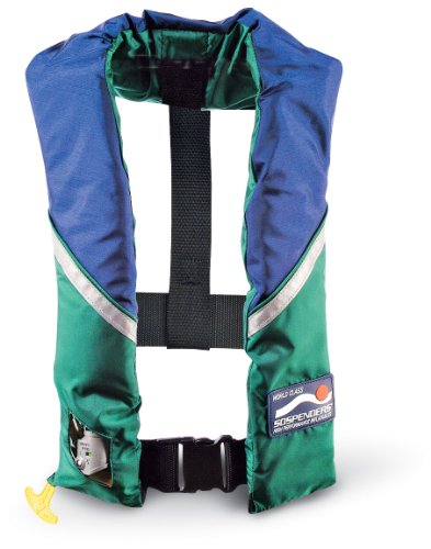 Sospenders World Class Series Boating Automatic Inflatable PFD, NAVY/RED reviews