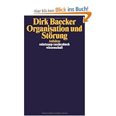 Organisation und St�rung: Aufs�tze (suhrkamp taschenbuch wissenschaft)