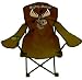 Kids Folding Camp Chair, in Brown or Orange, (Mighty Moose Design) (Cup Holder)