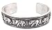 Elephant March Parade Elephants Pewter Bracelet