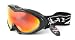 2010 Rayzor Professional UV400 Double Lensed Ski / SnowBoard Goggles, With a Black Frame and an Anti Fog Coated, Red Iridium Mirrored Anti-Glare Wide Vision Clarity Lens.
