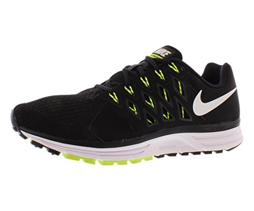 Nike Men's Zoom Vomero 9 Running Shoes-Black/White/Volt