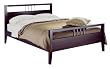 Modus Furniture Nevis California King Size Platform Bed, Espresso