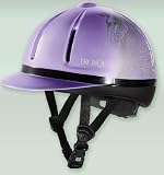 Troxel Legacy Antiquus Lavender Purple Riding Helmet large