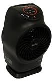 New SUNBEAM SFH613 LCD Electric Fan Forced Portable Heater Oscillation Black