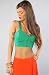 *NYC Boutique The Starlett Bustier,Tops (Sleeveless) for Women, Small,Green