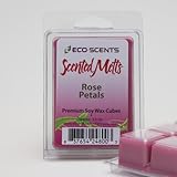 2-Pack Rose Petals EcoScents Scented Wax Melts - A bouquet of memories fill each scented wax cube.