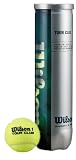 Wilson  Tennisball Tour Club 4er Dose, gelb, T1146
