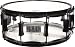 Pork Pie Acrylic Snare Drum with Black Powder Hardware, Clear 6x14 Inches