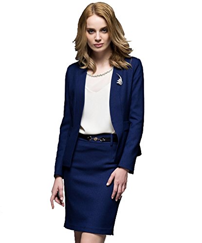 [ニューヤ] Newya レディース スーツ フォーマル ワイシャツ タイトスカート 通勤 ビジネス クールビズ サマースーツ 入学式 卒業式 事務服 面接 冠婚葬祭 ツーピース 同窓会 キャリア 女性 就活 ママ ウオッシャブル