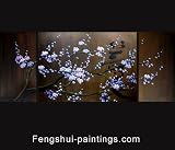Oriental Painting, Oriental Artwork, Cherry Blossom Oil Painting 13