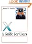 X: A Guide for Users