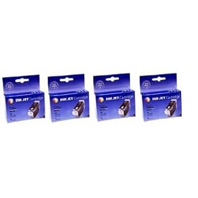 Canon Compatible BCI-3EB 4-Black Ink Cartridges Value Pack for BJC-3000 Series,6000 etc. by FG